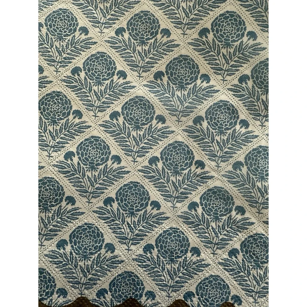 Set Of‎ 6 Assorted Napkins For Decoupage Teal Color Scheme (4)